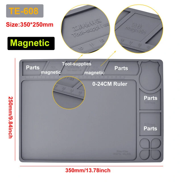 NEWACALOX Welding Silicone Pad - Heat Resistant Insulation Work Pad & Repair Tool - Image 2