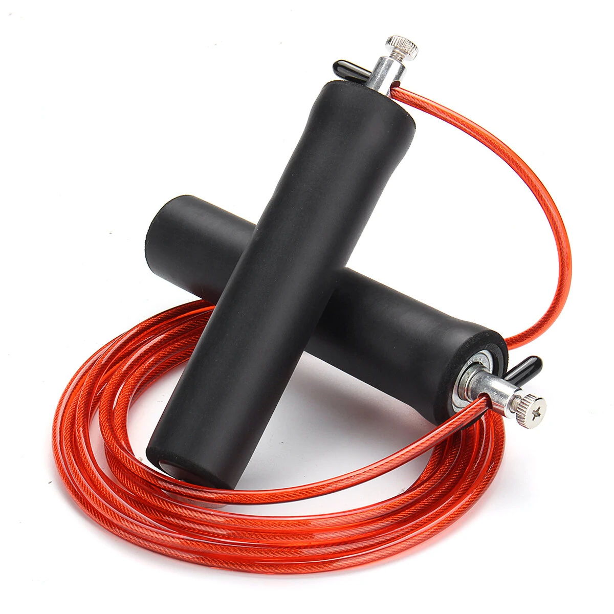 3M Steel Wire Speed Skipping Rope - Adjustable for CrossFit & Fitness Exercise - Image 4