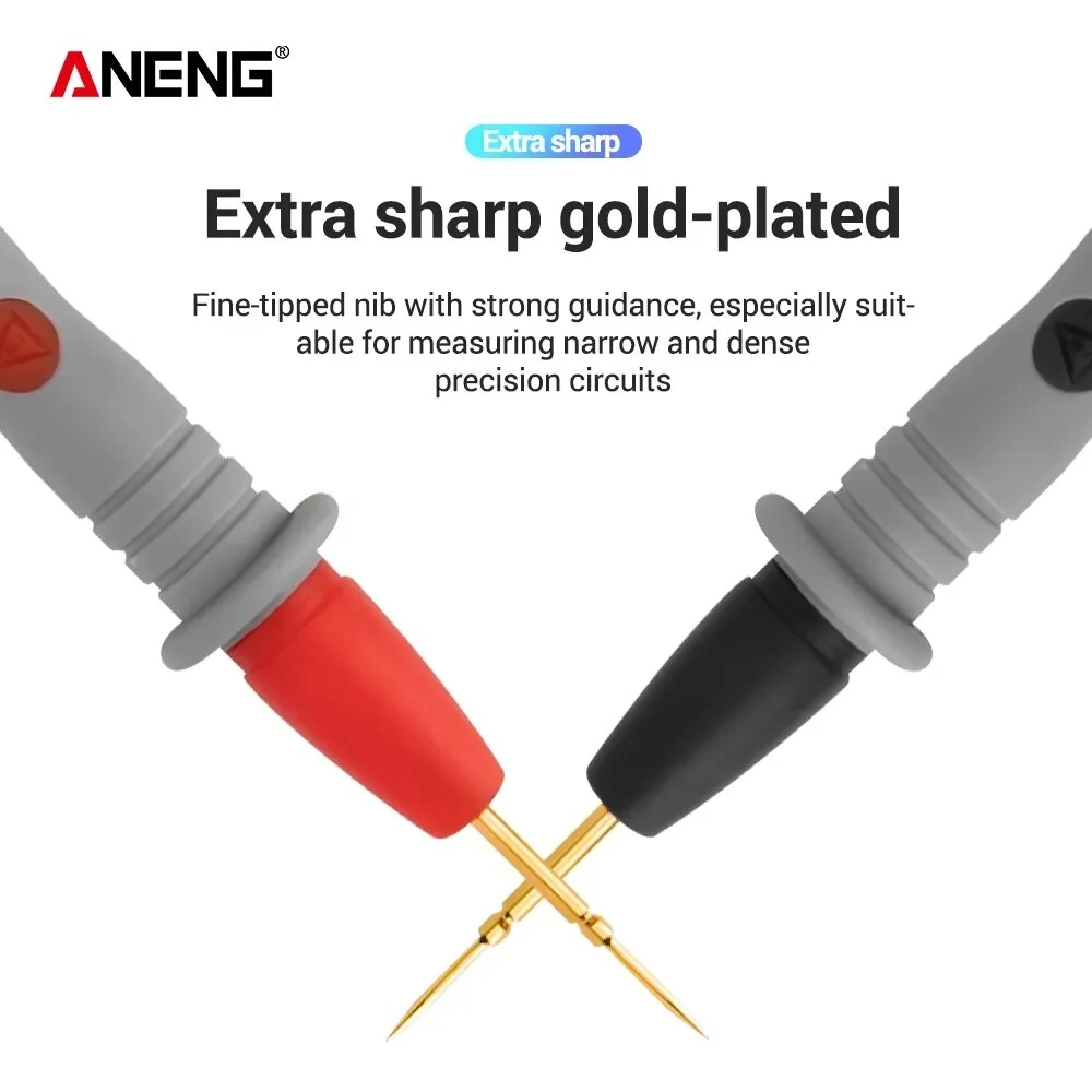 ANENG PT1032 Digital Multimeter Test Lead | 20A 1000V Gold Plated Sharp Probes - Image 5