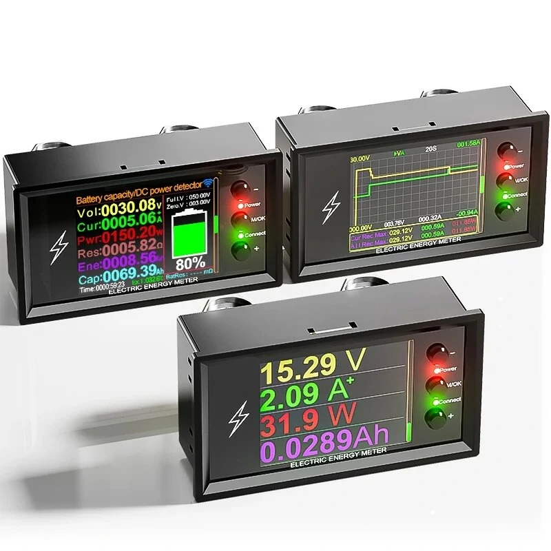 DT20W Smart Lithium Battery Tester | 0-420V 30A-600A | WiFi Tuya App & Digital Display - Image 5
