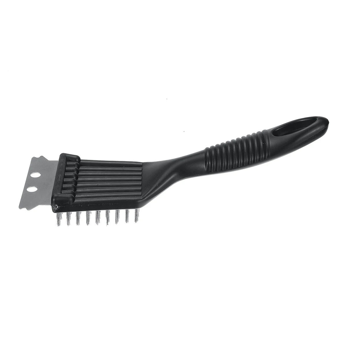 Grill Brush with Wire Bristles - Steel BBQ Cleaning Brush for Non-Stick Grills | Outdoor Cooking Tools - Image 3