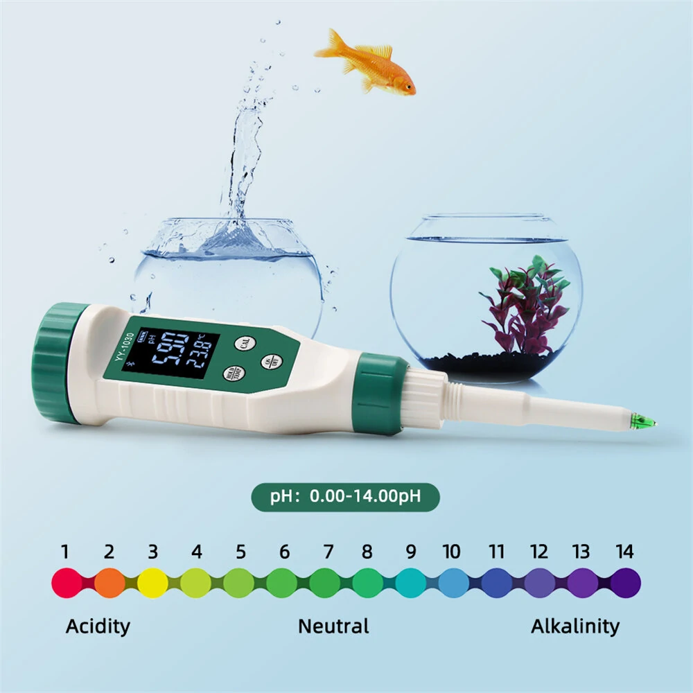 ZN-YY1030 Bluetooth pH Meter | High Precision for Skin, Dough & Water | Auto Temp Compensation - Image 3