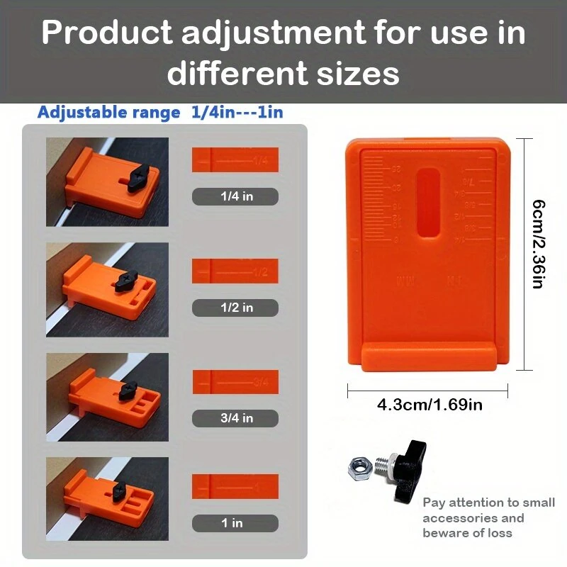 Adjustable Floor Tool - 12pcs 1/4 to 1 Inch Spacer for Vinyl Wood Flooring - Image 3