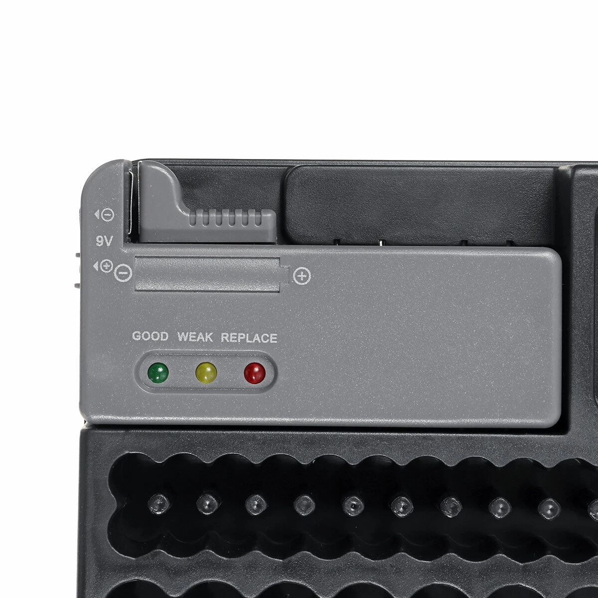 98Grids Battery Organizer Storage Case with Removable Tester | 98 Grid Holder - Image 3