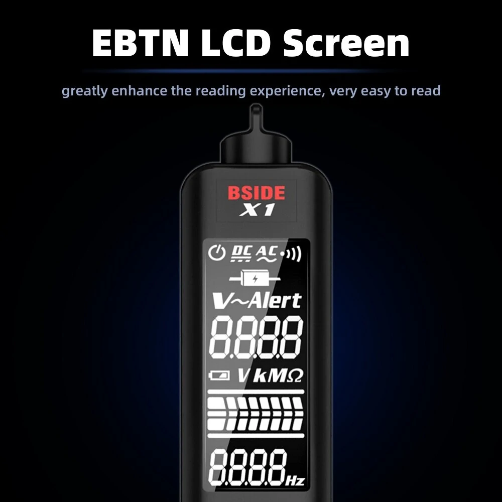BSIDE X1 Smart NCV Multimeter - Dual Mode Voltage Tester Pen with Alarm - Image 3