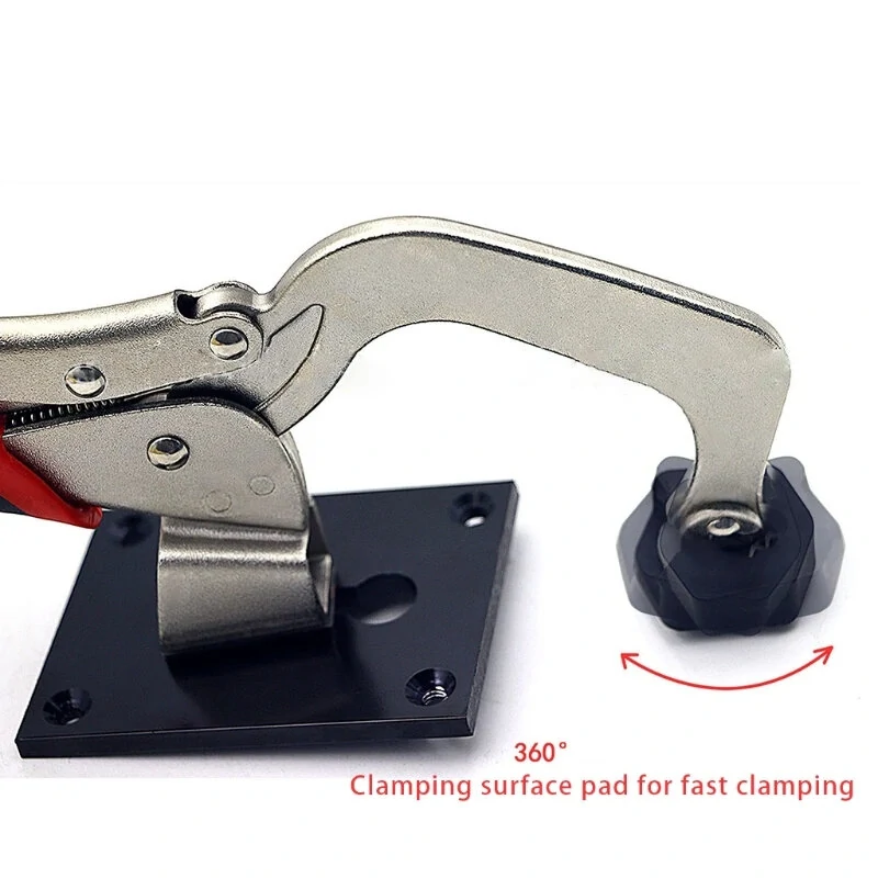 Woodworking Adjustable Rotary Clamp - 75mm/150mm High Force, 360° Rotation | Fits 8.3mm T-Track, Anti-Skid Handle - Image 3