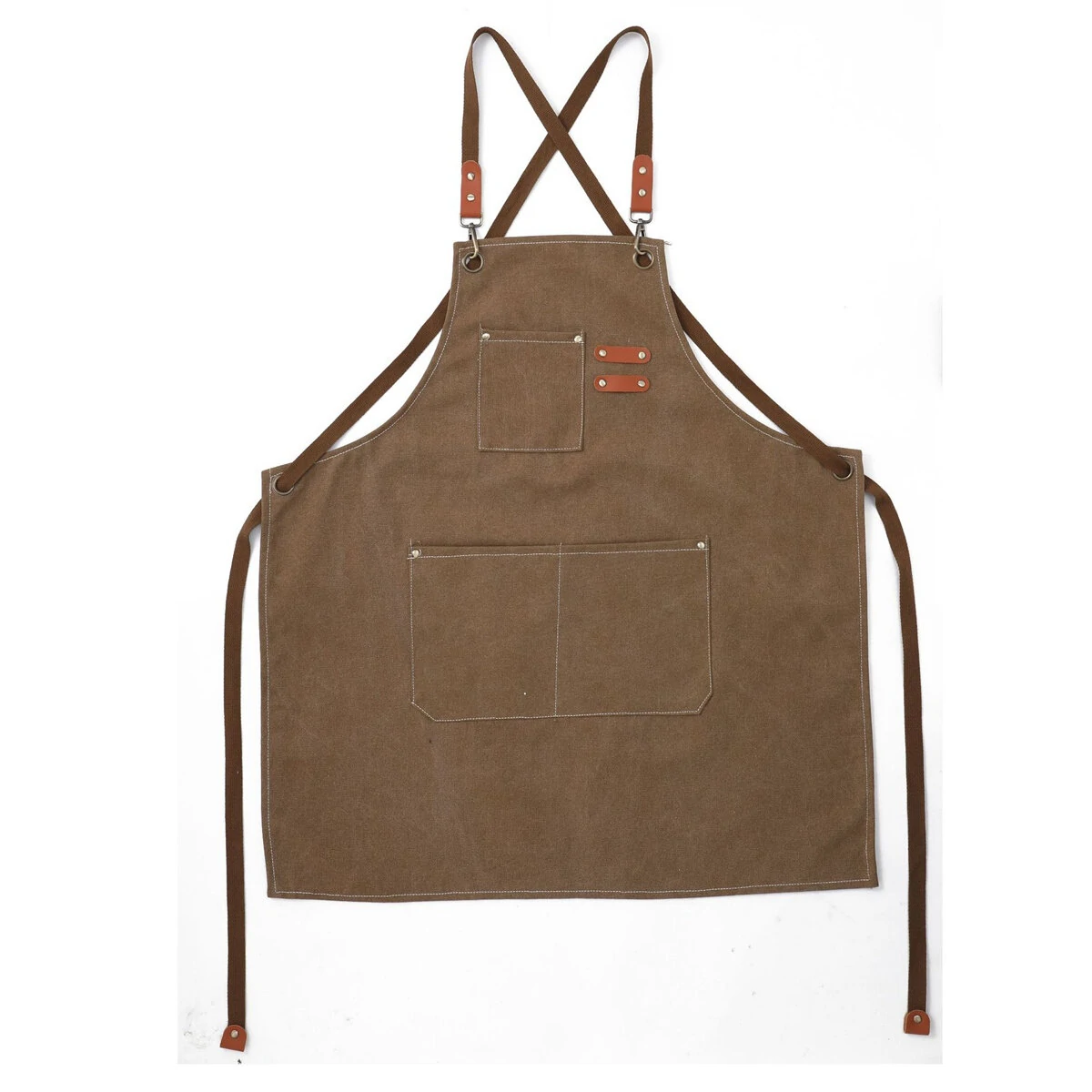 Premium Canvas Apron - Universal Fit 76x68cm - Waterproof Woodworking Protection - Image 2