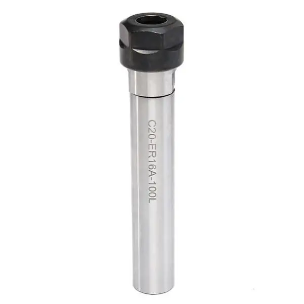 C20 ER16A 100L Collet Chuck Holder | Straight Shank Extension Rod for CNC Milling - Image 3