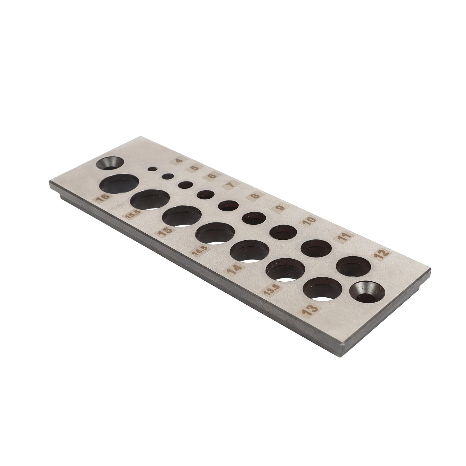 Steel Dowel Plate Maker - 17 Holes for Wood Dowels | Metric & Imperial Sizes - Image 4