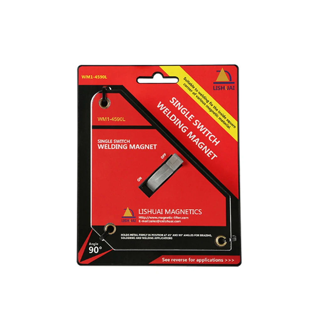 45 90 Degree Welding Corner Magnet - 55KG Single Switch Magnetic Welding Holder - Image 3