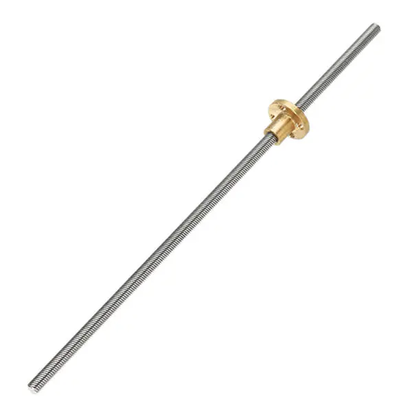 Machifit T6 250mm Lead Screw with Nut | 6mm Lead for 3D Printers & CNC - Image 2