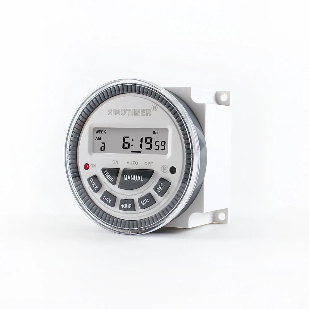 TM-619sH Digital Programmable Timer Switch - 10A Weekly - Replaceable Battery - Image 5