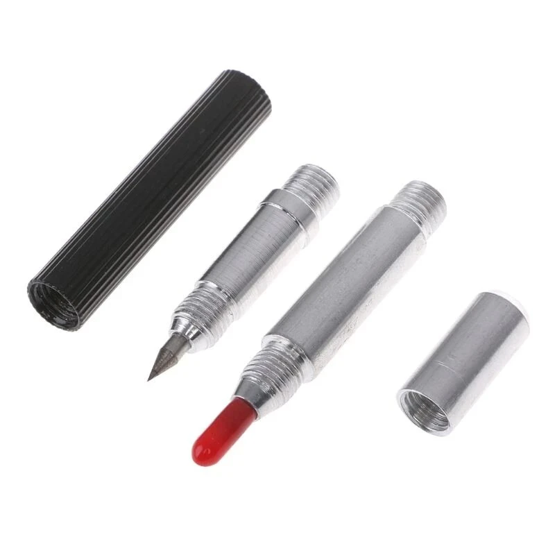 Tungsten Steel Tip Scriber Pen - Double End Sharp for Metal & Glass Marking Tools - Image 2