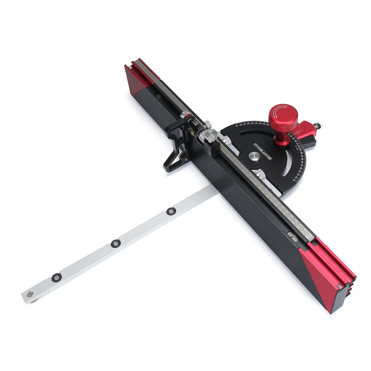 ENJOYWOOD Precision Table Saw Miter Gauge | 890mm Extendable Fence & 27 Angle Stops - Image 4