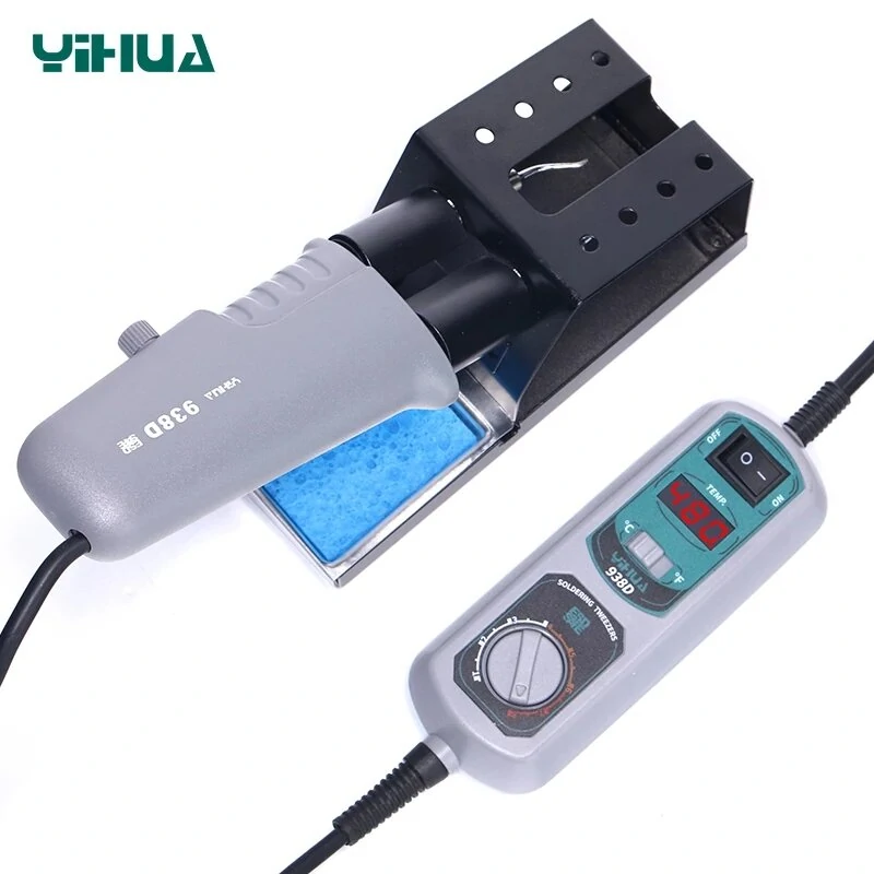 YIHUA 938D Electric Heating Tweezers | BGA SMD Repair Soldering Station - Image 2