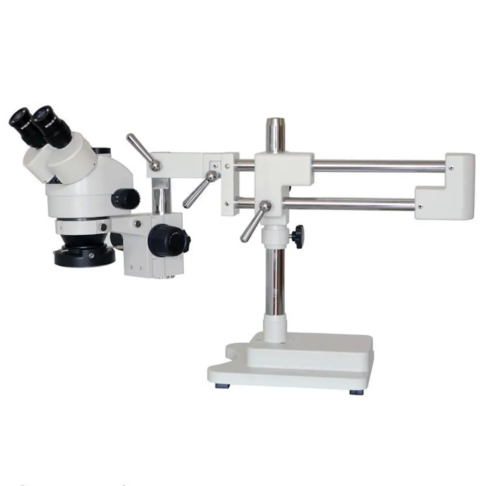 AmScope 3.5X-90X Zoom Trinocular Stereo Microscope | 41MP Camera | PCB Repair - Image 2