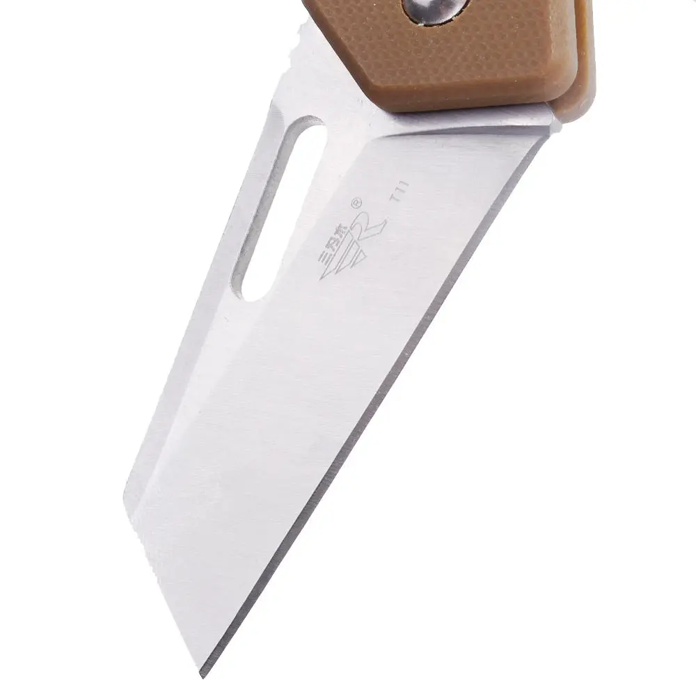 Sanrenmu Multifunctional Folding Tool - EDC Pocket Knife with Bottle Opener & Fruit Cutter - Image 3