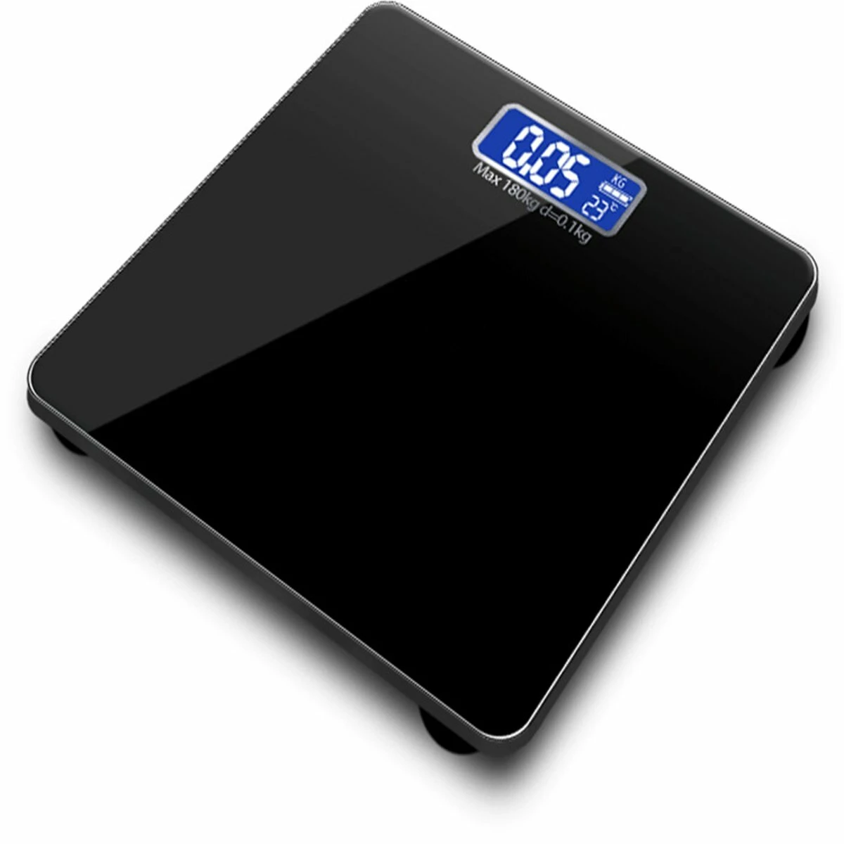 180KG Digital Body Fat Scale - LCD Weight & BMI Analyzer | Tempered Glass - Image 2