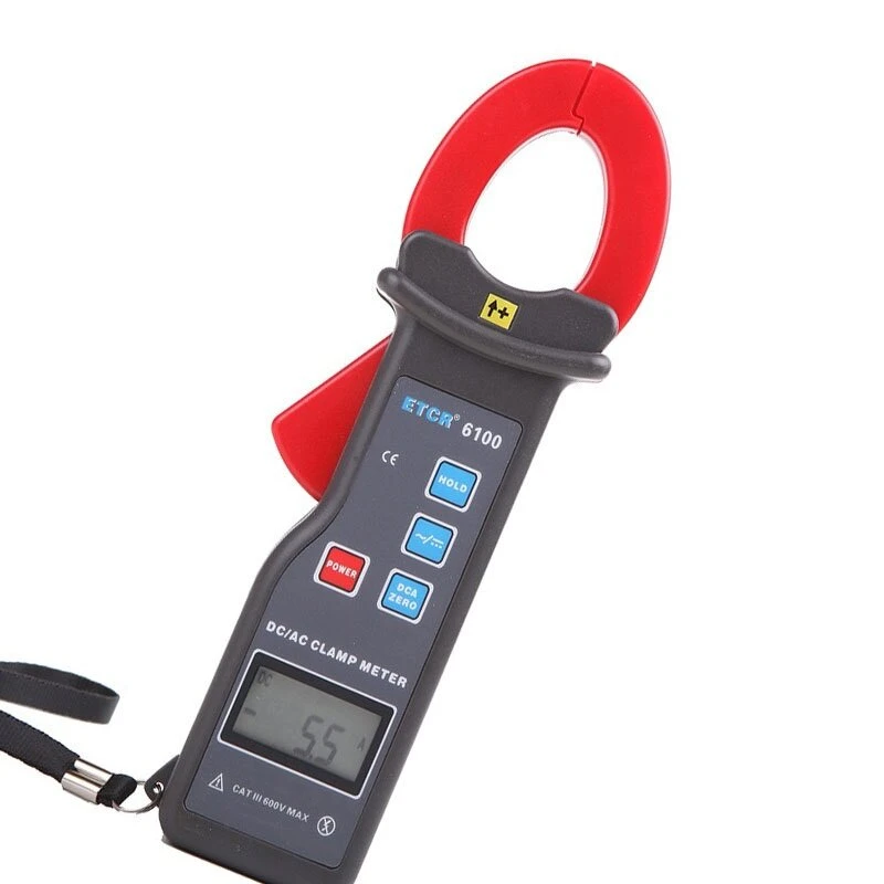 ETCR6100 Digital Clamp Meter - 1000A AC/DC Current Tester & Ammeter - Image 2