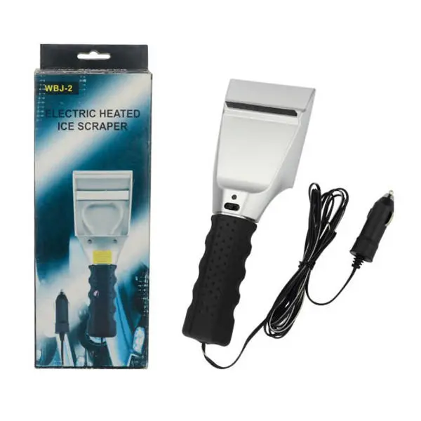 12V Heated Snow Shovel - Dual Use Car Windshield & Garden Scraper - Image 2