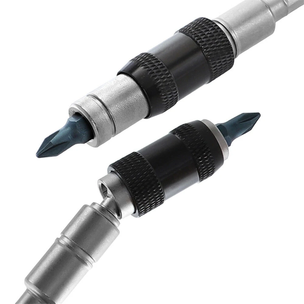 Drillpro Magnetic Pivoting Screwdriver Bit Holder | Angle Extension Adapter Guide - Image 2