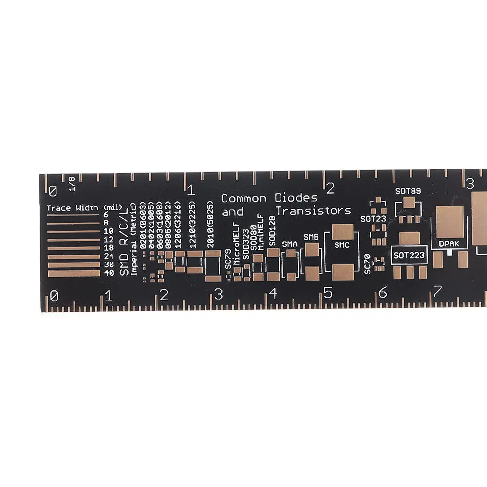 PCB Ruler - 15cm & 25cm Electronic Engineering Measuring Tool | Resistor Capacitor IC Scale - Image 4