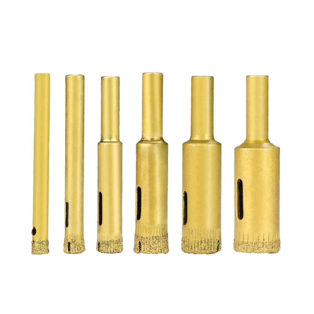 HSS Titanium Hole Saw Cutter Kit - 7pcs 5-16mm for Glass Tile & Marble - Image 2