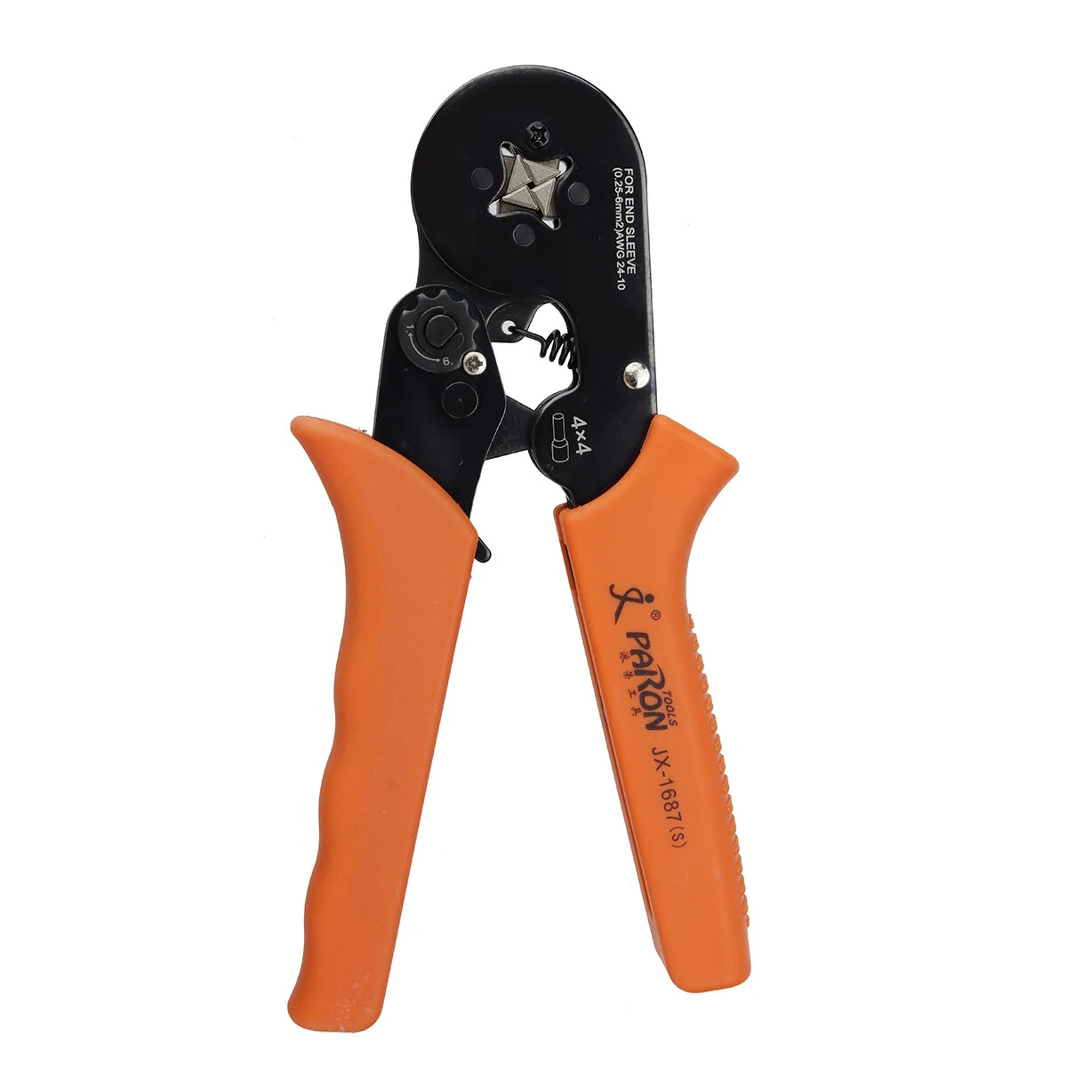 PARON JX-1687 6-4 Tube Terminal Crimping Pliers | Ratchet Labor-Saving Tool - Image 2