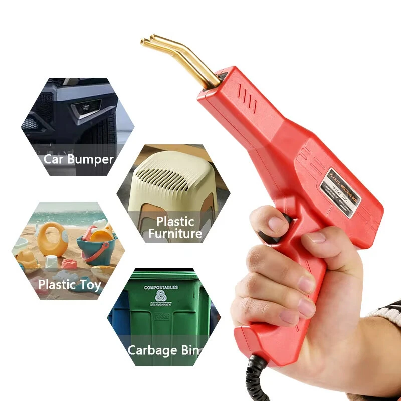 Welding Machine with 200 Staples | 4 Types for Bumper & Plastic Repairs | Soldering Gun - Image 3