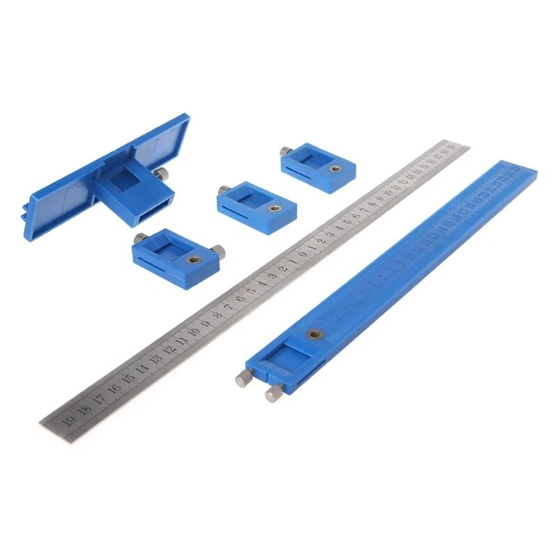 Woodworking Drill Punch Locator Jig | Cabinet Handle & Knob Hole Guide Tool - Image 4