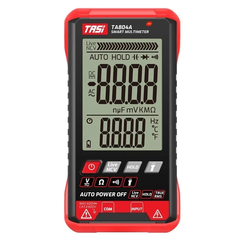 TASI TA804A/B Digital Multimeter - Professional Auto Tester with HD Color Screen - Image 4