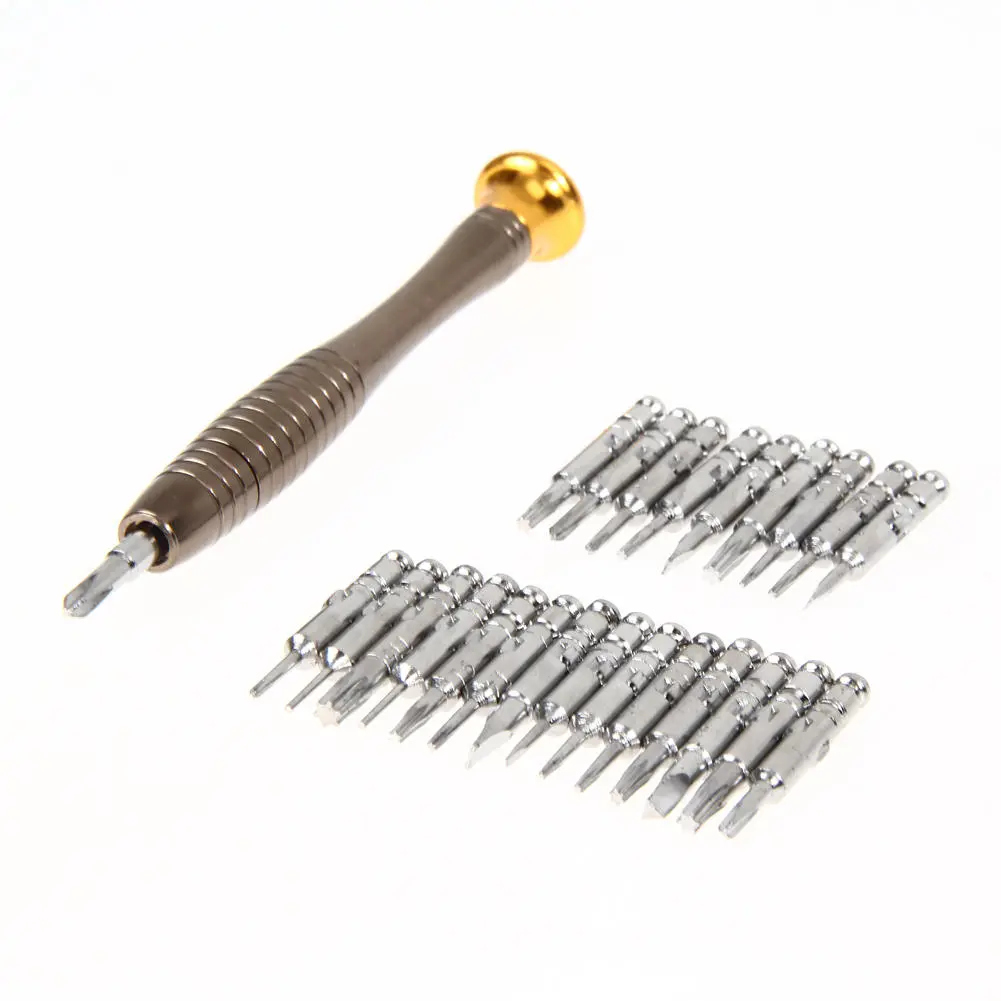Precision Screwdriver Set - 25 in 1 Repair Kit with Watch Opening Pry Tools - Image 4
