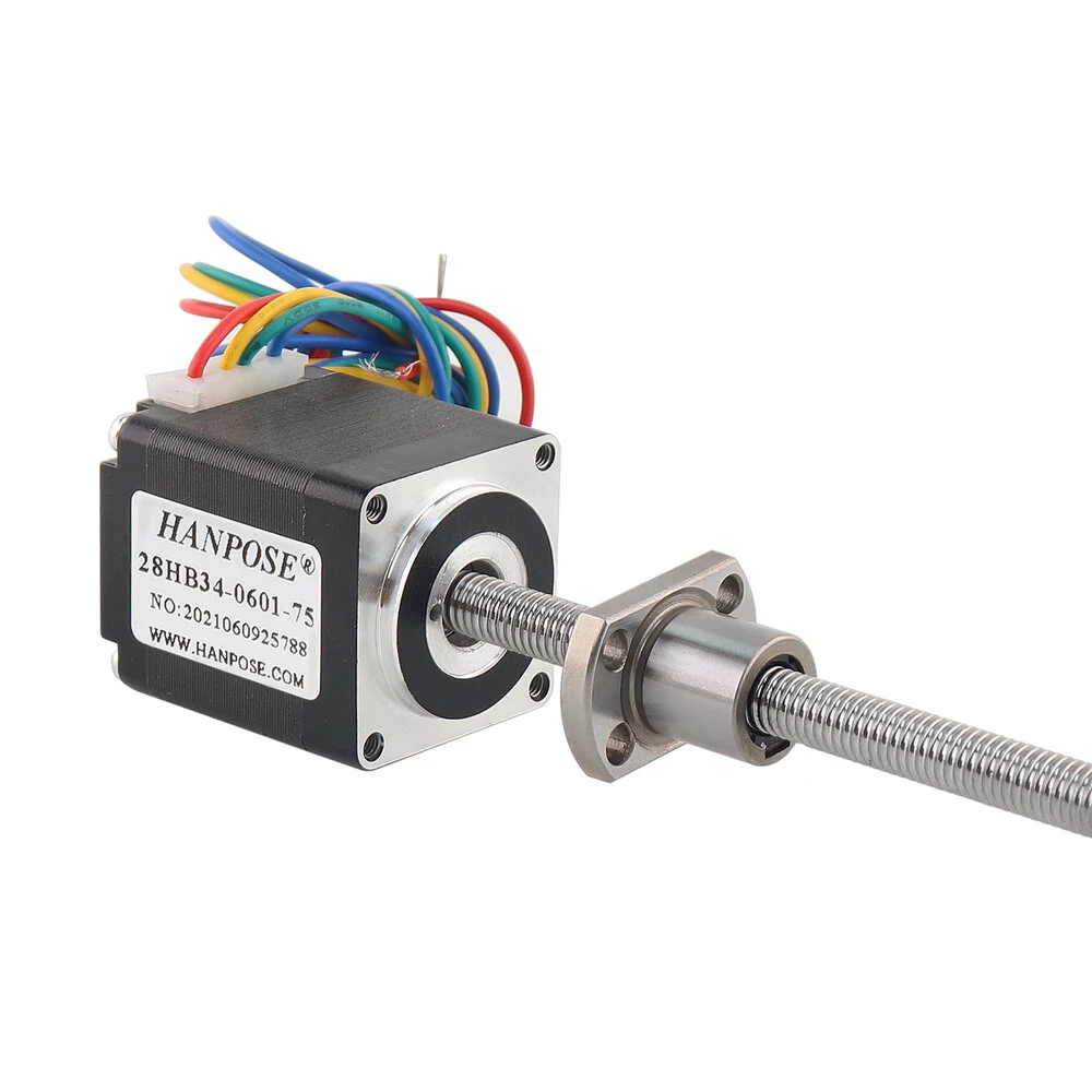 Two Phase 28 Stepper Motor | Nema11 Ball Screw L300mm for 3D Printer - Image 3