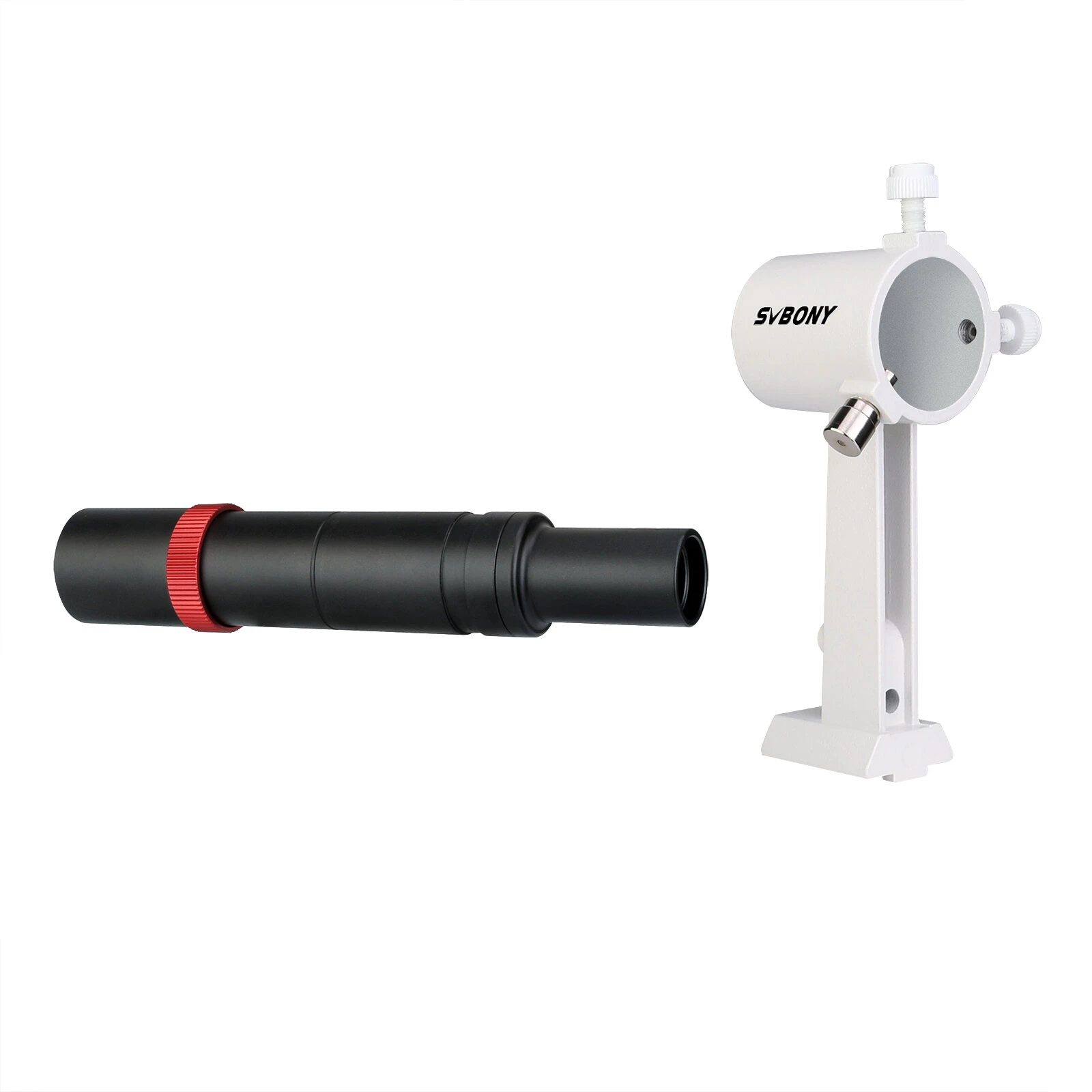 SVBONY SV182 6x30 Metal Finderscope | Telescope Accessory with Crosshairs & Bracket - Image 3