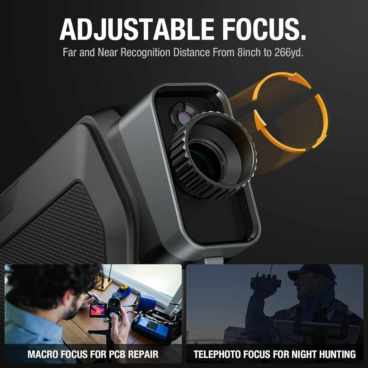 TTS300 Thermal Imaging Monocular - 256x192 Sensor | 4X Zoom & 6 Color Modes - Image 5