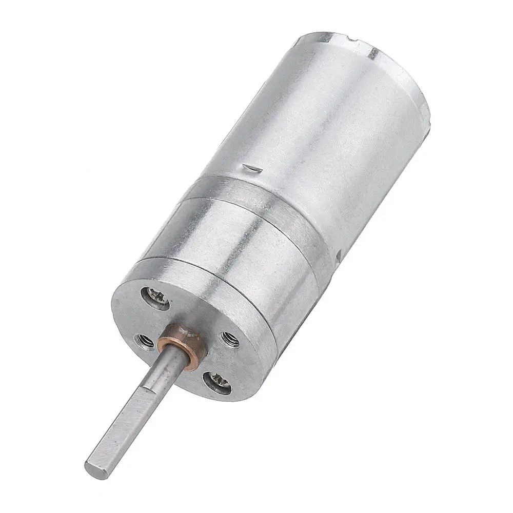 Machifit 25GA370 12V DC Gear Motor | 25mm Extended Shaft Micro Reduction Motor - Image 4