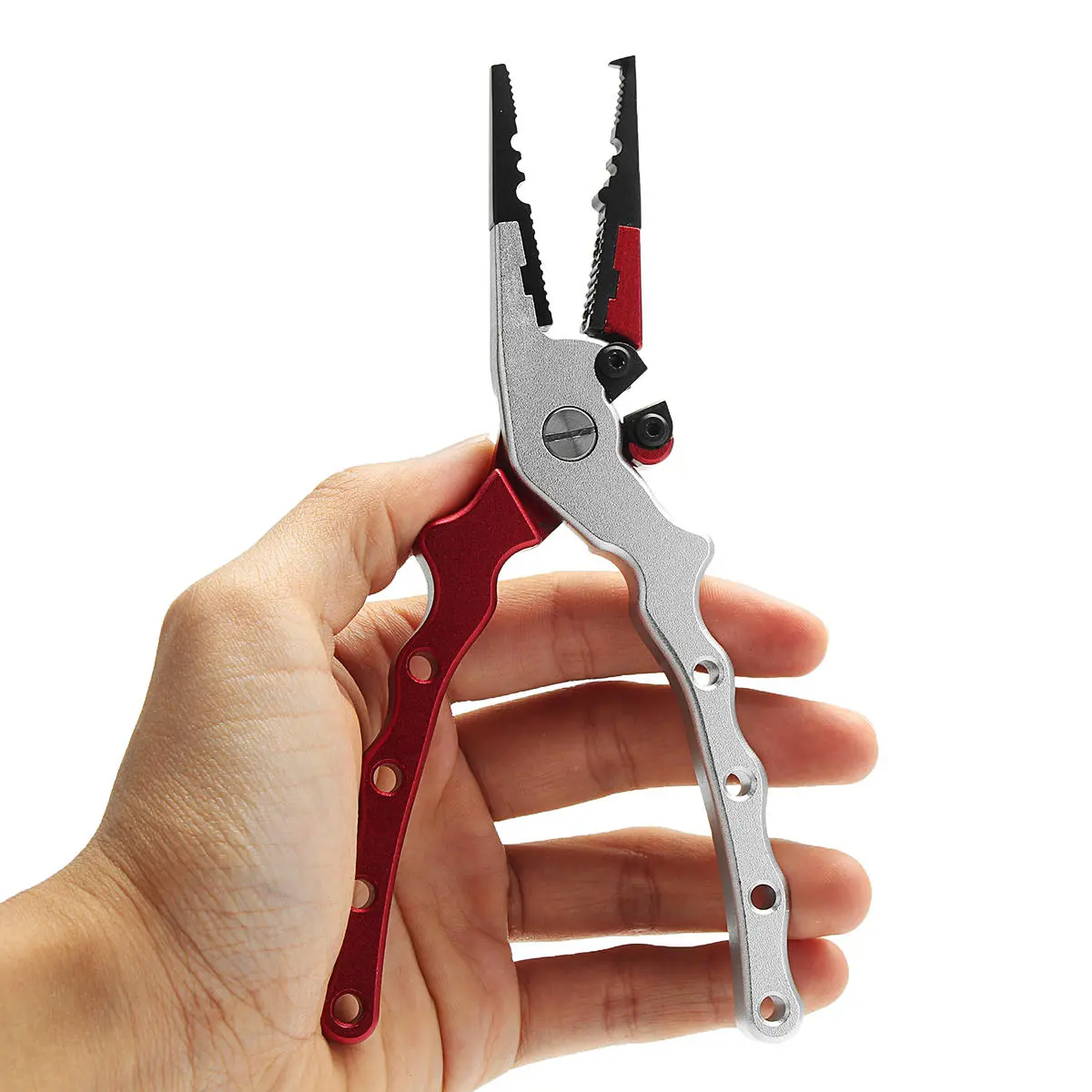 H3 Fishing Pliers with Sheath - Hook Remover, Crimper, Line & Split Ring Cutters - Image 4
