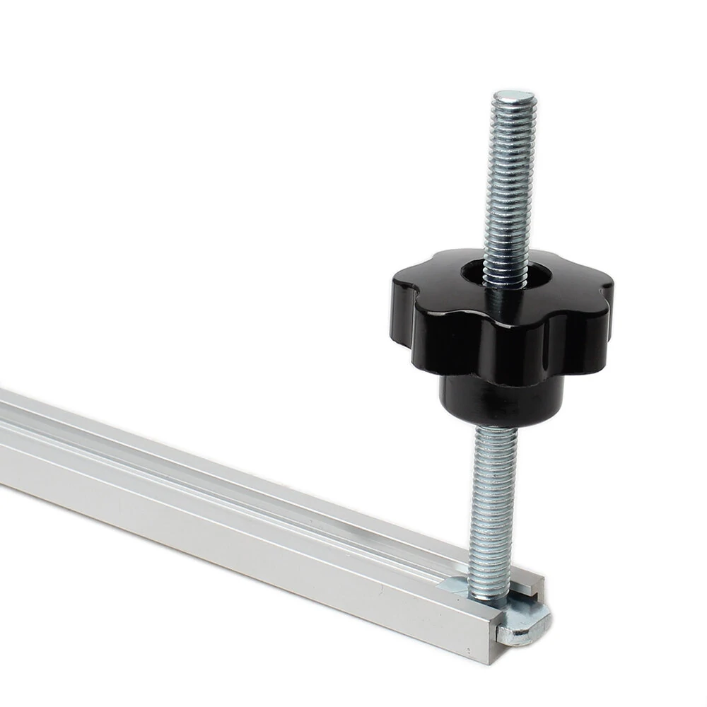 Miter T-track Jig Fixture For Table Saw Router - T-slot Slider M8x100mm DIY Woodworking Tool - Image 4