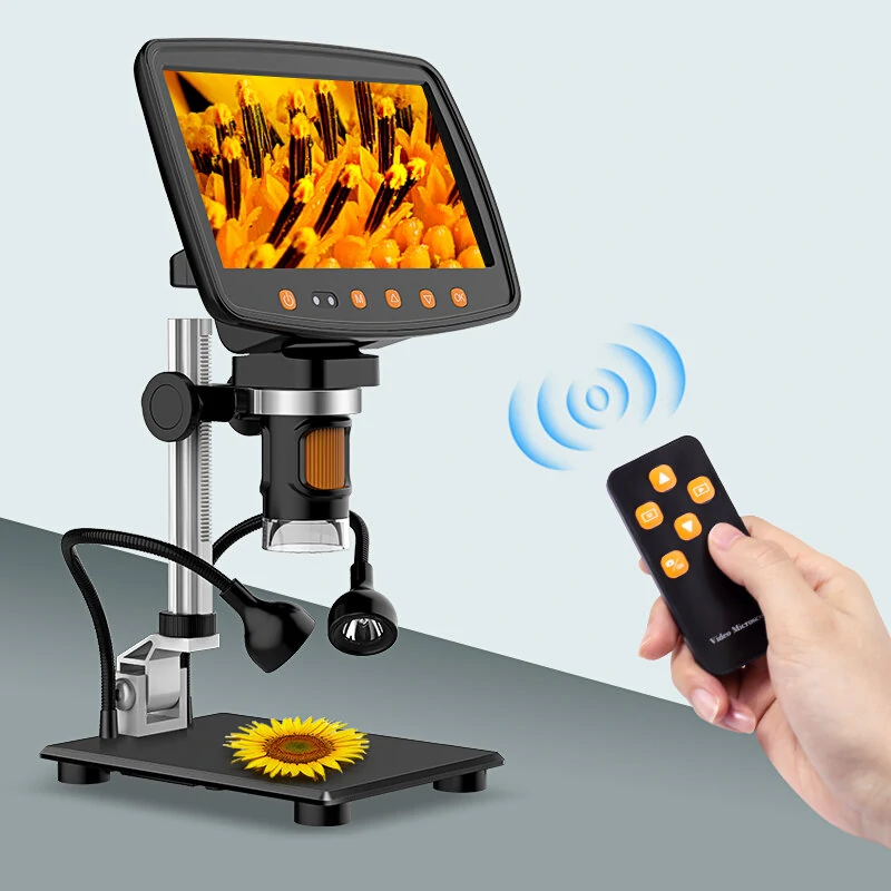 MS1 1080P Digital Microscope - 7 Inch Screen | USB & Wireless with Remote - Image 4