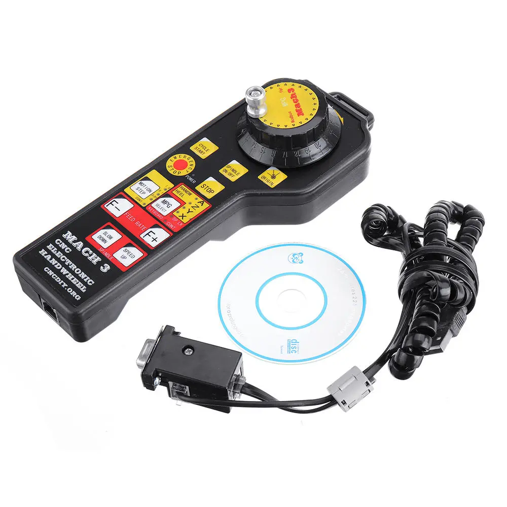 Machifit MACH3 4 Axis USB CNC Handwheel Controller | with Encoder for Engraving Machine - Image 3