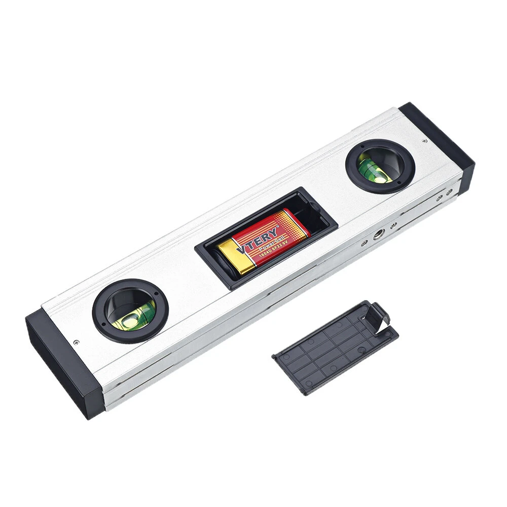 Digital Laser Level Ruler - LCD Display Cross Line Magnetic Protractor Inclinometer - Image 4