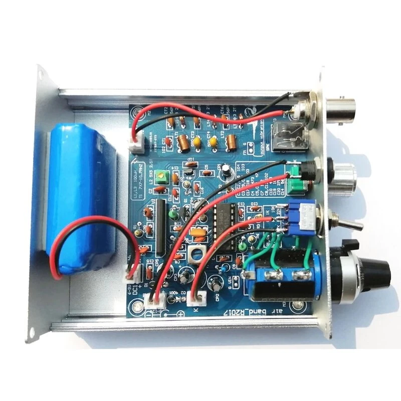 Assembled 118-136MHz AM Airband Aviation Receiver - Built-in Battery & Antenna - Image 2