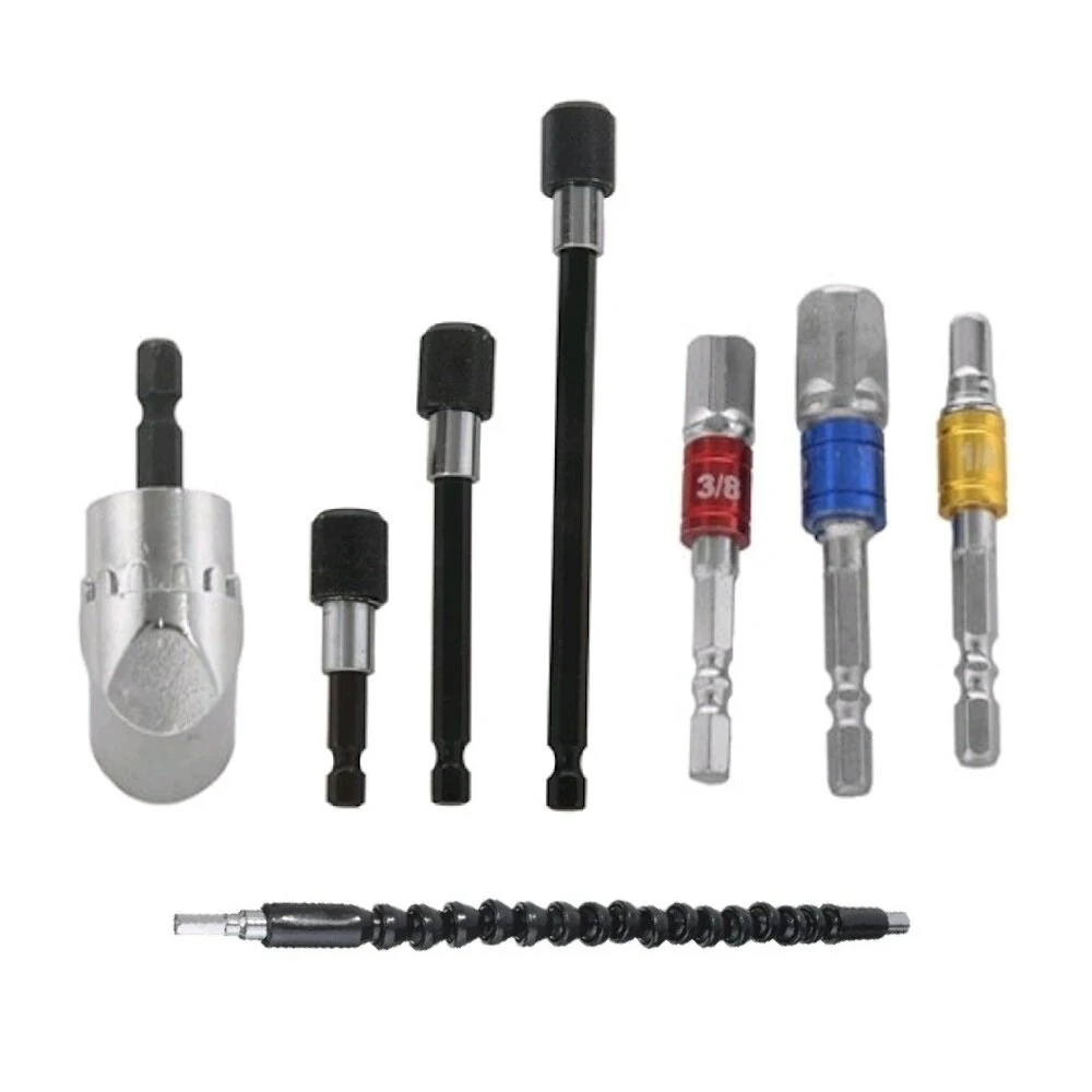 105 Degree Electric Drill Corner Changer Tool Set | Flexible Shaft & Extension Rod - Image 2