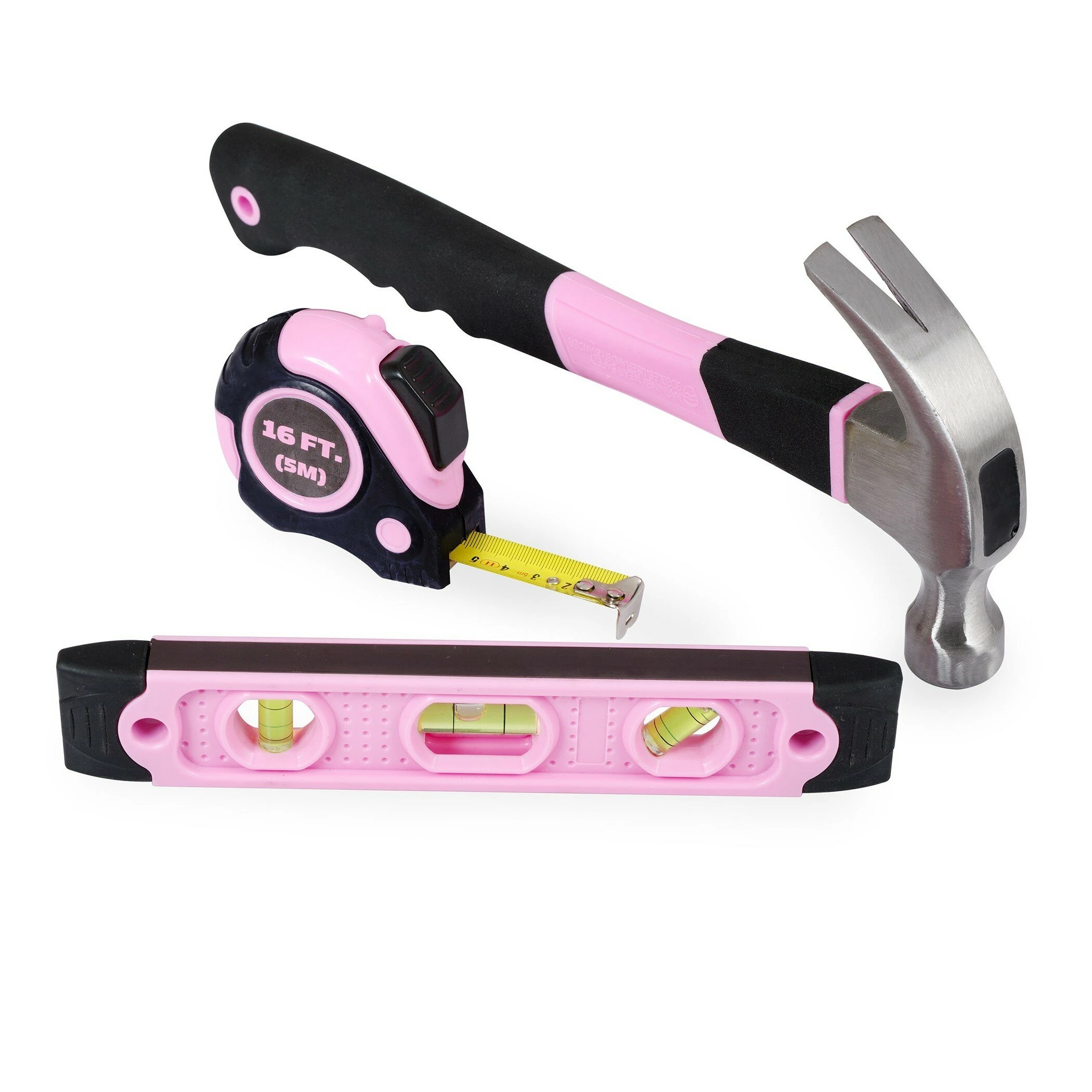 WORKPRO 103pcs Pink Ladies Tool Set with Carrying Pouch | DIY Home Maintenance - Image 3