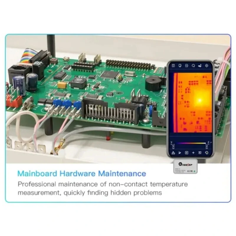 TOOLTOP T5 Thermal Imager for Android - 256x192 IR Camera with Macro Lens | 25Hz for PCB & Phone Repair - Image 4