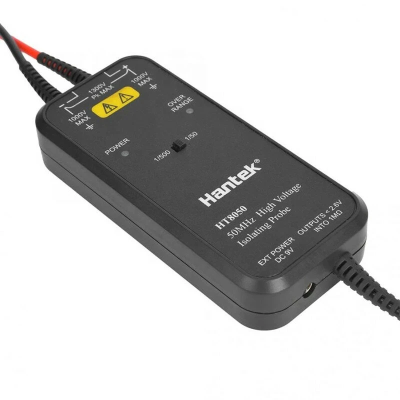 Hantek HT8050 High Voltage Differential Probe | 100-240V 1/50 1/500 Oscilloscope - Image 3