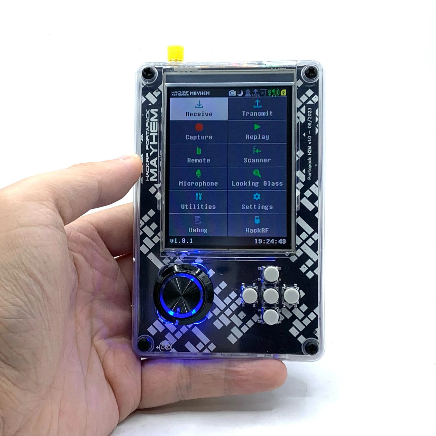 HackRF One PortaPack H2 Signature Edition SDR - 1MHz to 6GHz with Mayhem Firmware & GPS - Image 2