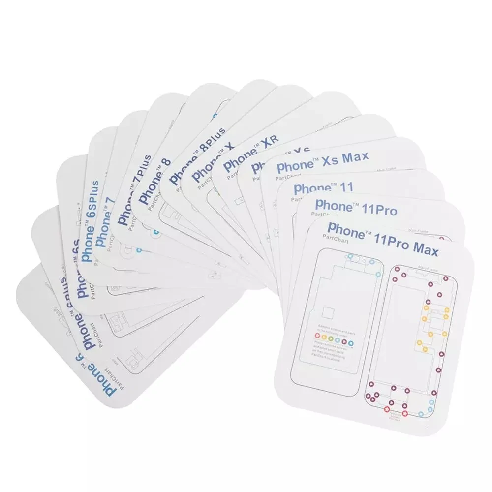 KGX Magnetic Screw Mat | 15-in-1 Guide for iPhone 8 to 11 Pro Max | Memory Figure Pad - Image 3