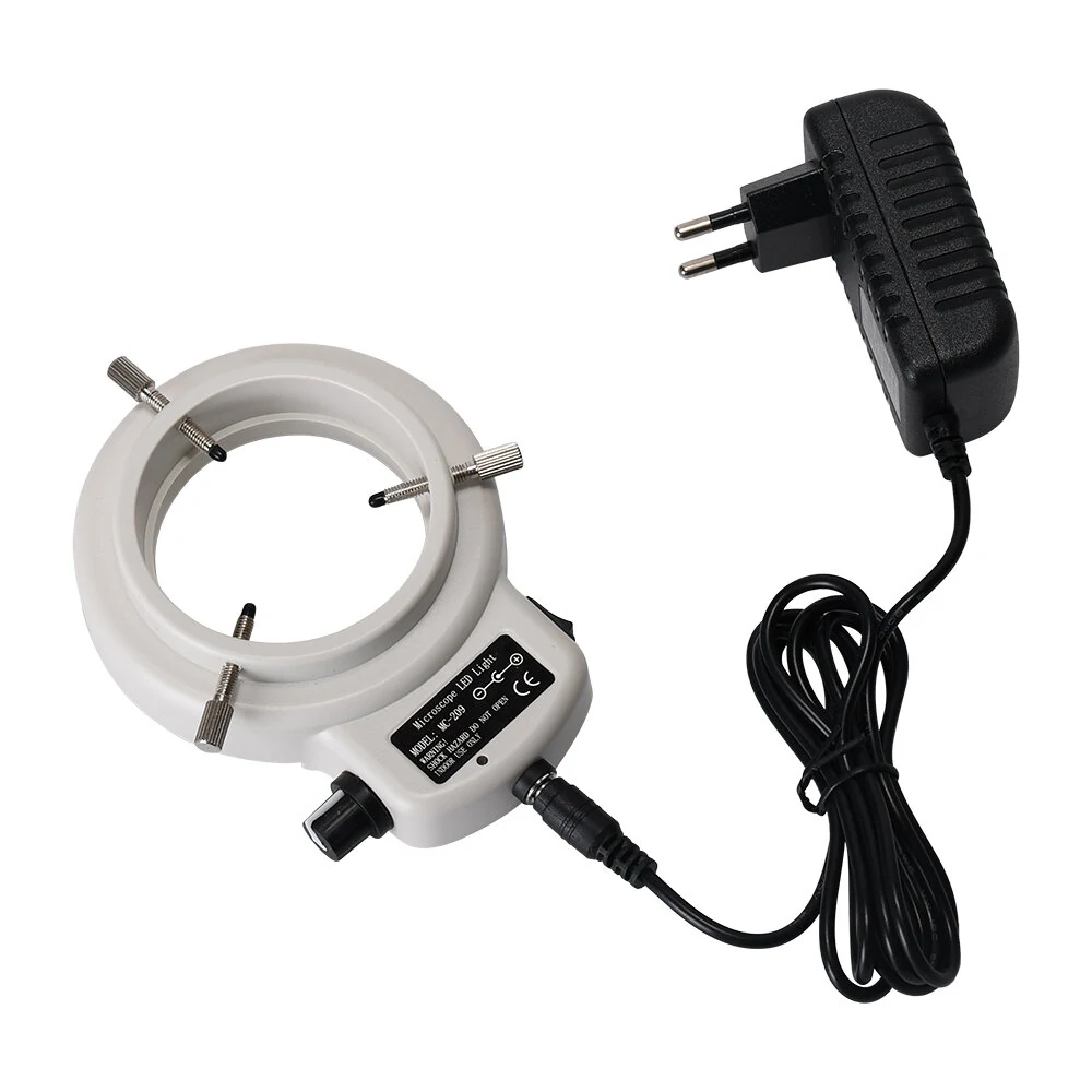 HAYEAR 144 LED Ring Light - 6500K Adjustable Illuminator for Stereo Microscope & Camera - Image 5