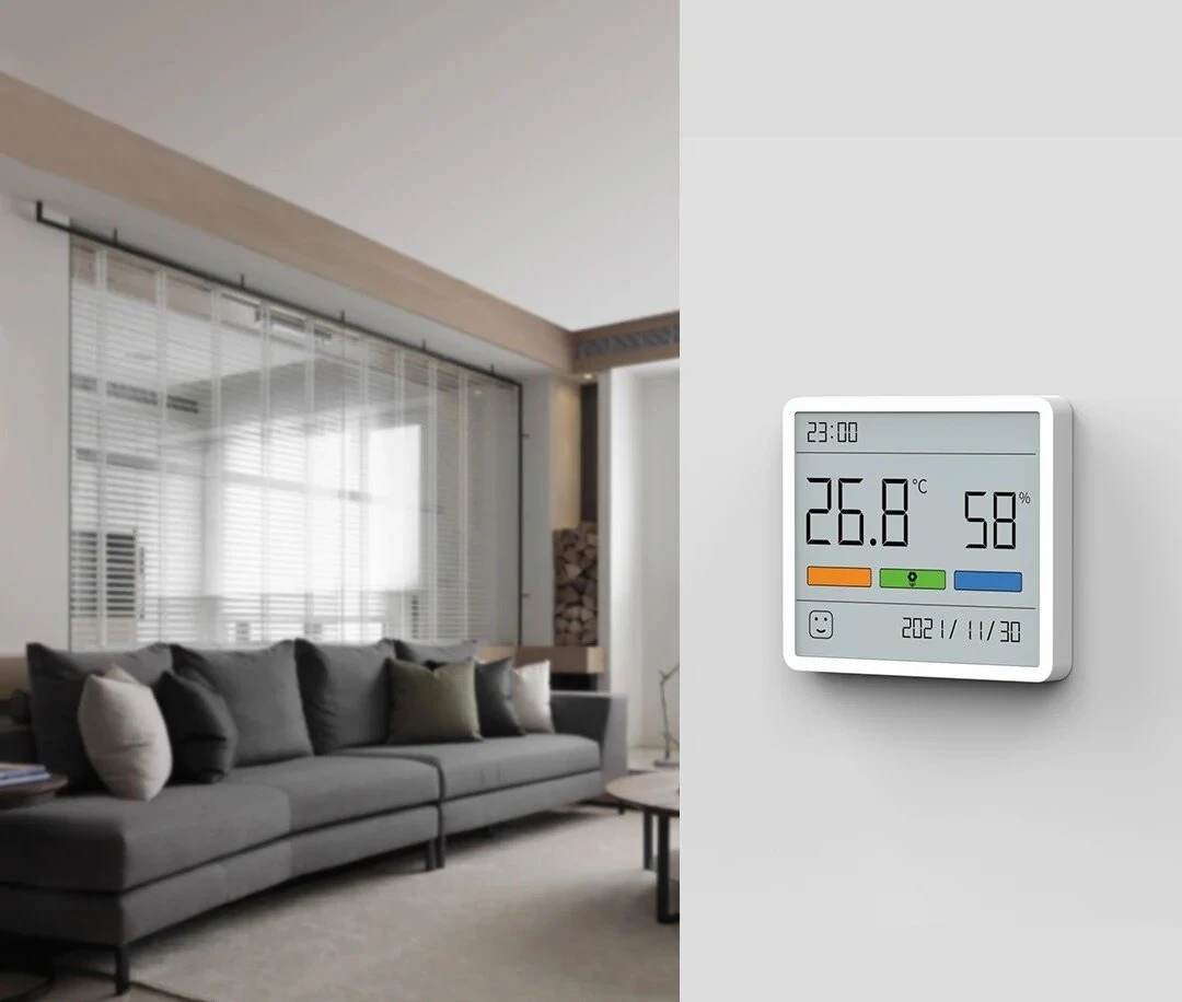 Xiaomi DUKA TH1 Digital Thermometer Hygrometer - 2-Pack LCD Indoor Weather Station - Image 3